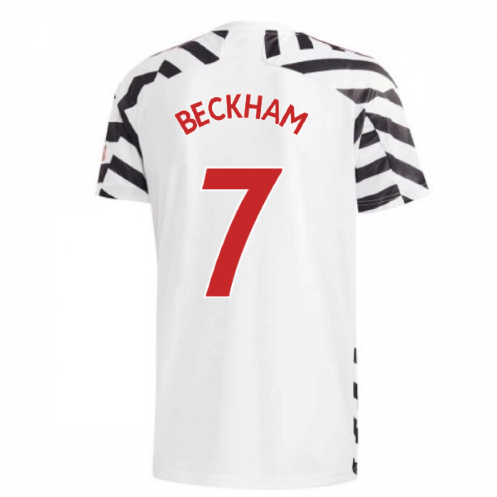 2020-2021 man utd adidas third football shirt (beckham 7)