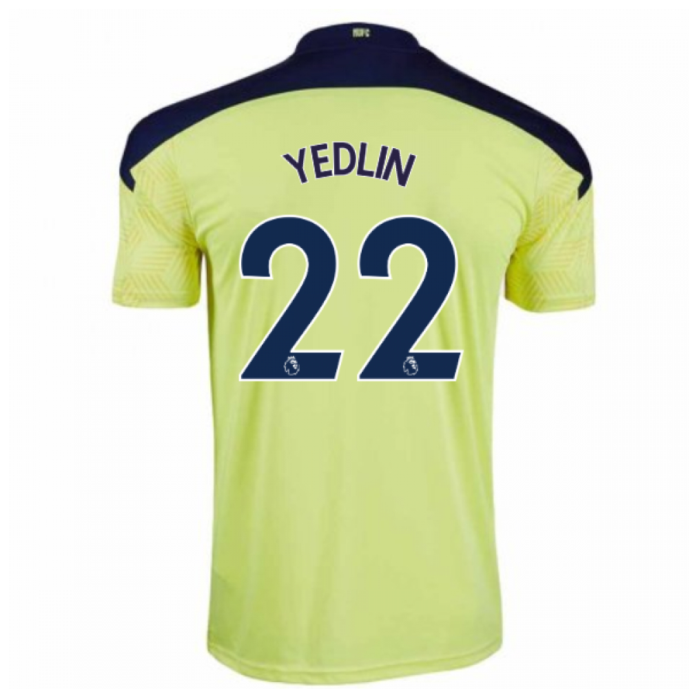 '20-'21 Newcastle Away Football Shirt (Yedlin 22) Polyester Deandre Yedlin Made By: Puma Men's Yellow Medium