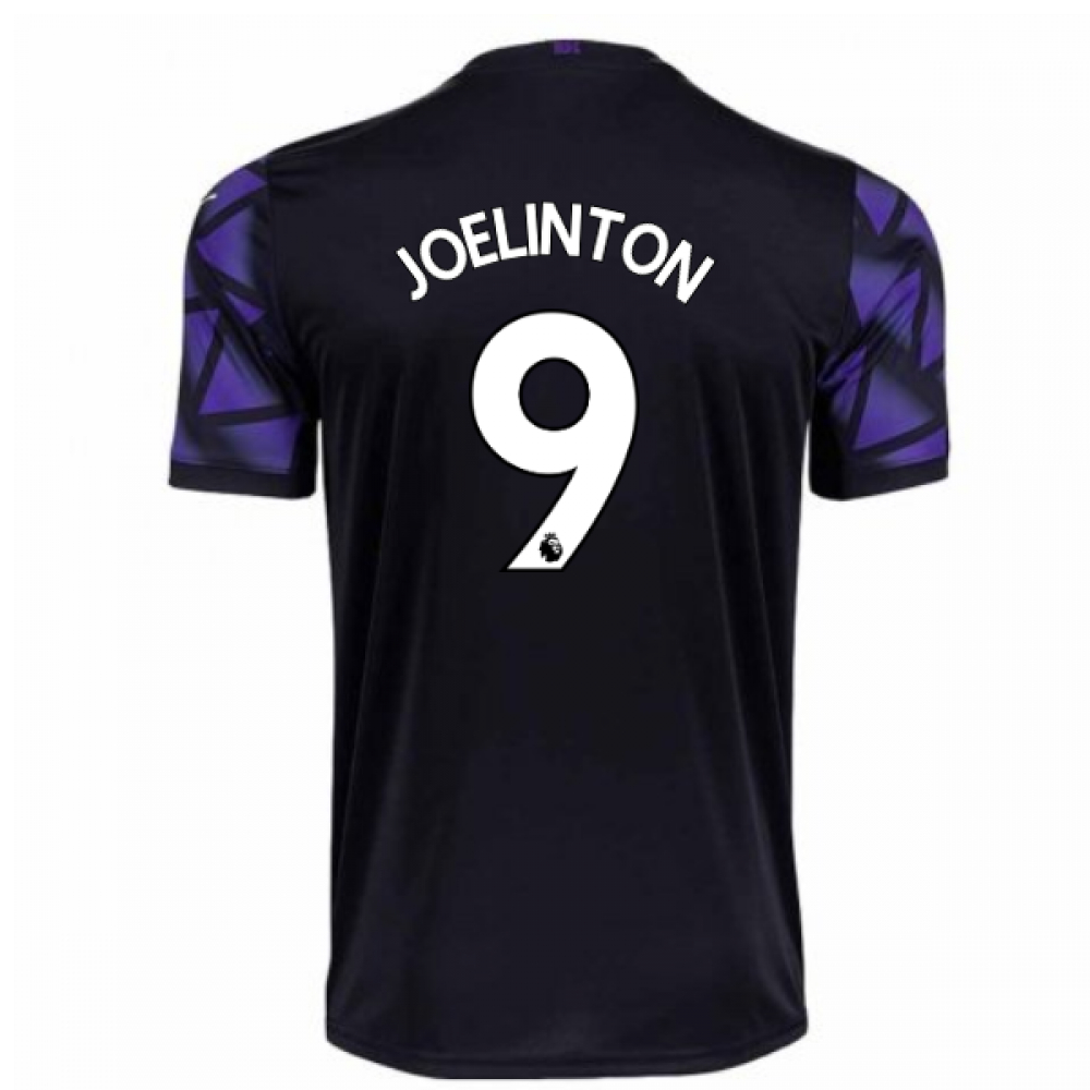 '20-'21 Newcastle Third Football Shirt (Joelinton 9) Polyester Made By: Puma Men's Purple Large