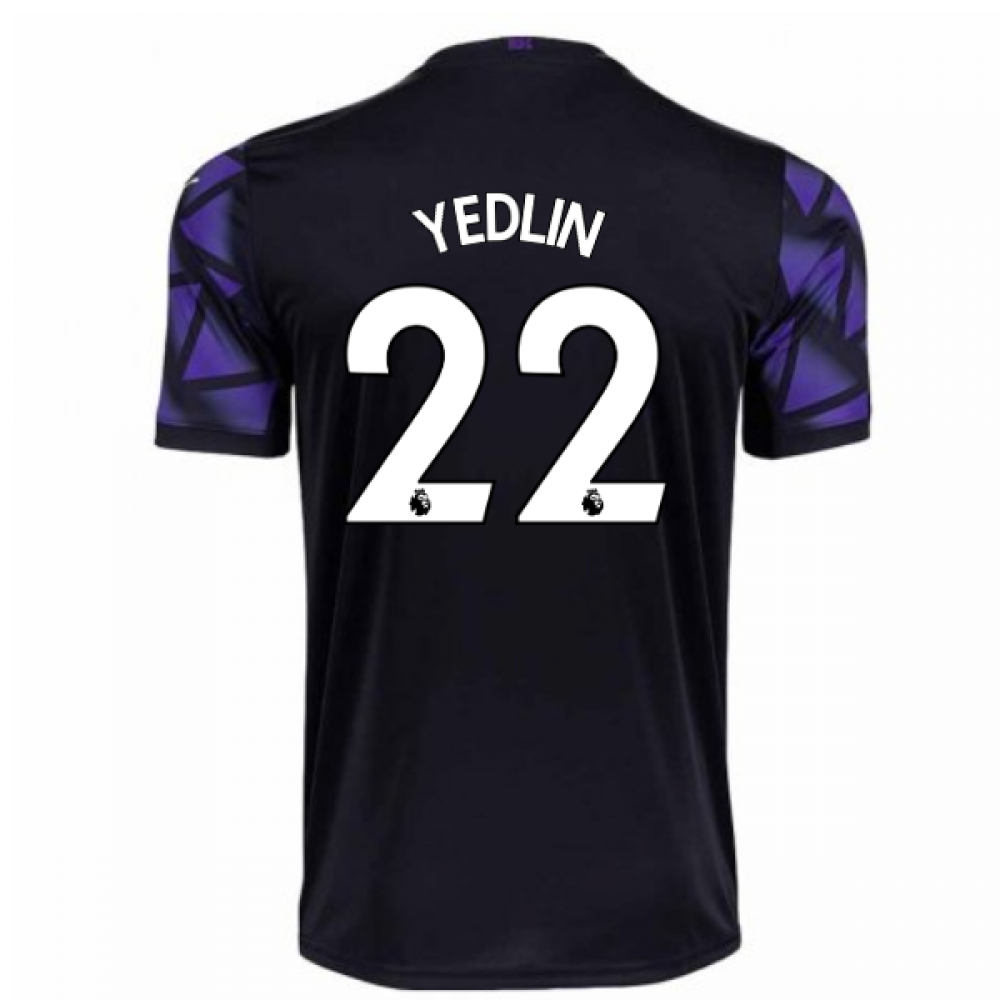 '20-'21 Newcastle Third Football Shirt (Yedlin 22) Polyester Deandre Yedlin Made By: Puma Men's Purple Large