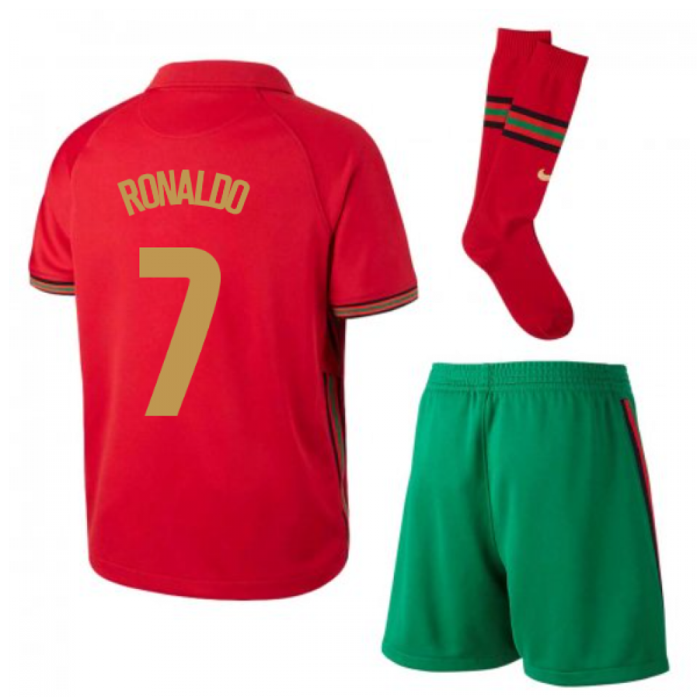 2020-2021 Portugal Home Nike Mini Kit (Ronaldo 7)