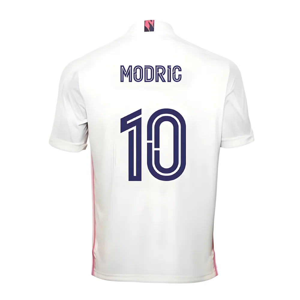 '20-'21 Real Madrid Adidas Home Football Shirt (Modric 10) Polyester Luka Modric Men's White 3XL