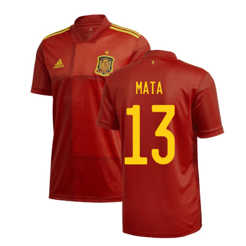 Click to view product details and reviews for 2020 2021 Spain Home Adidas Football Shirt Mata 13.
