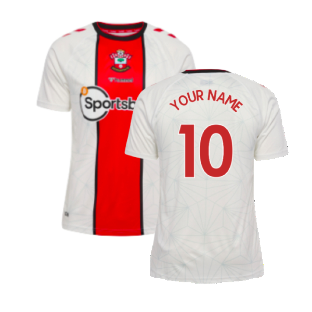 '22-'23 Southampton Home Shirt (Your Name) Polyester Made By: Hummel Men's White 3XL