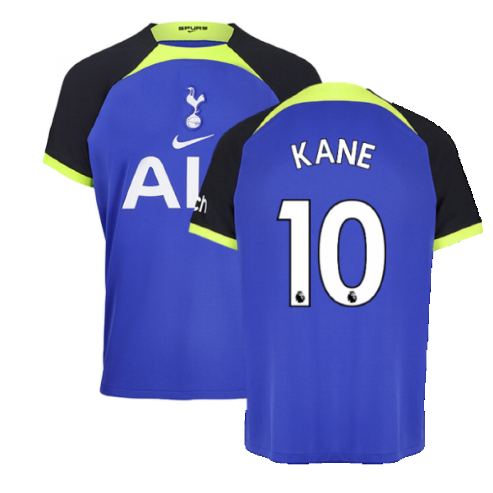'22-'23 Tottenham Away Shirt () (Kane 10) Polyester Harry Kane Made By: Nike Women's Navy Extra Small