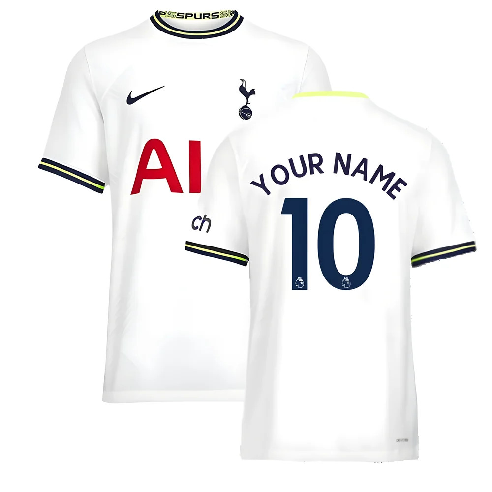 '22-'23 Tottenham Vapor Home Shirt (Your Name) Polyester Made By: Nike Men's White Small