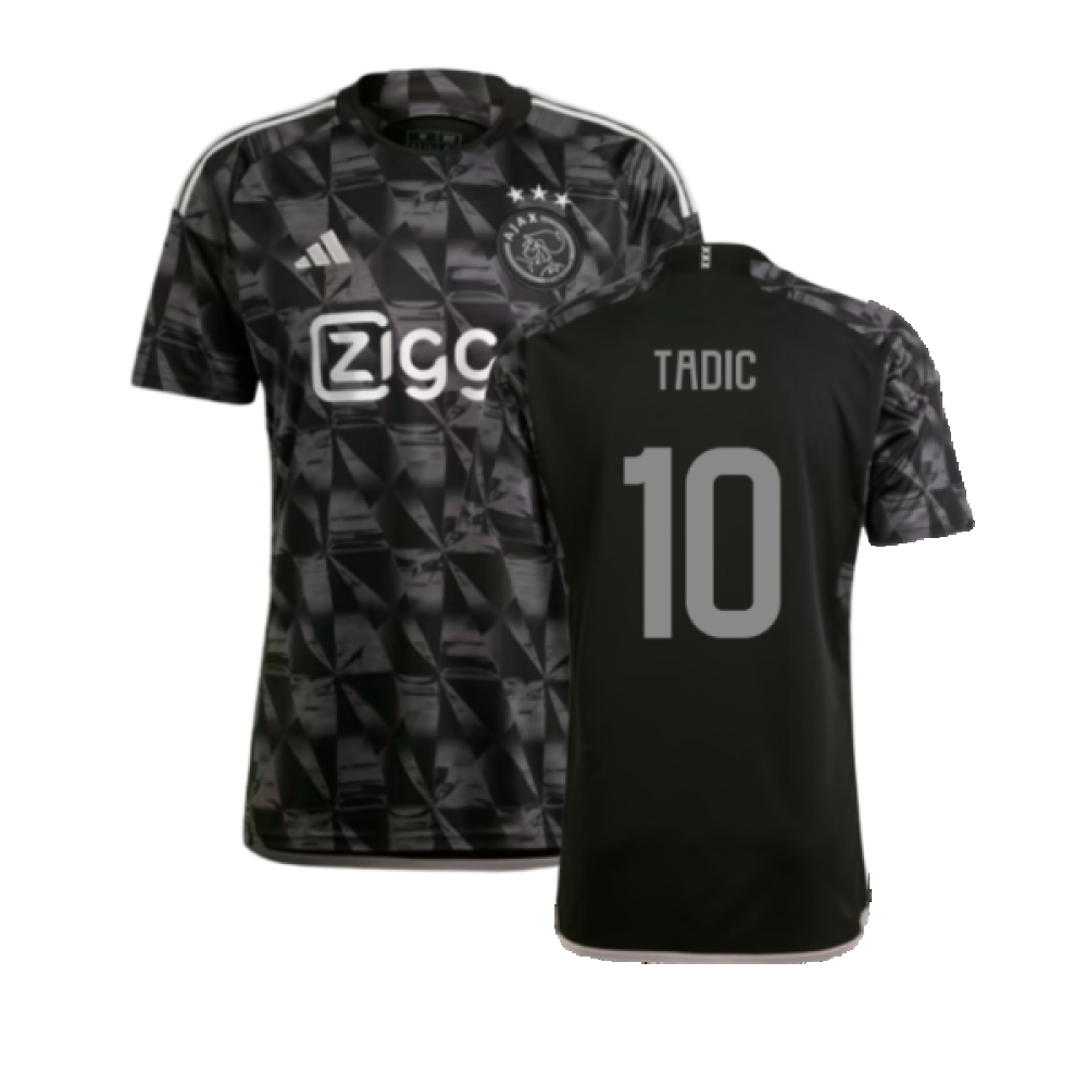 '23-'24 Ajax Third Shirt (Tadic 10) Polyester Made By: Adidas Men's Black Xxl
