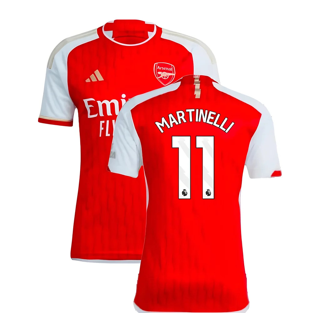 '23-'24 Arsenal Home Shirt (Martinelli 11) Polyester Made By: Adidas Men's Red Xxl