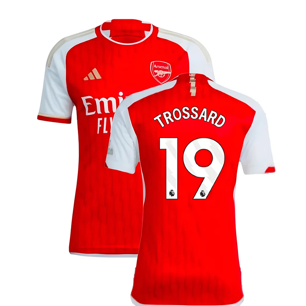 '23-'24 Arsenal Home Shirt (Trossard 19) Polyester Made By: Adidas Men's Red Xxl