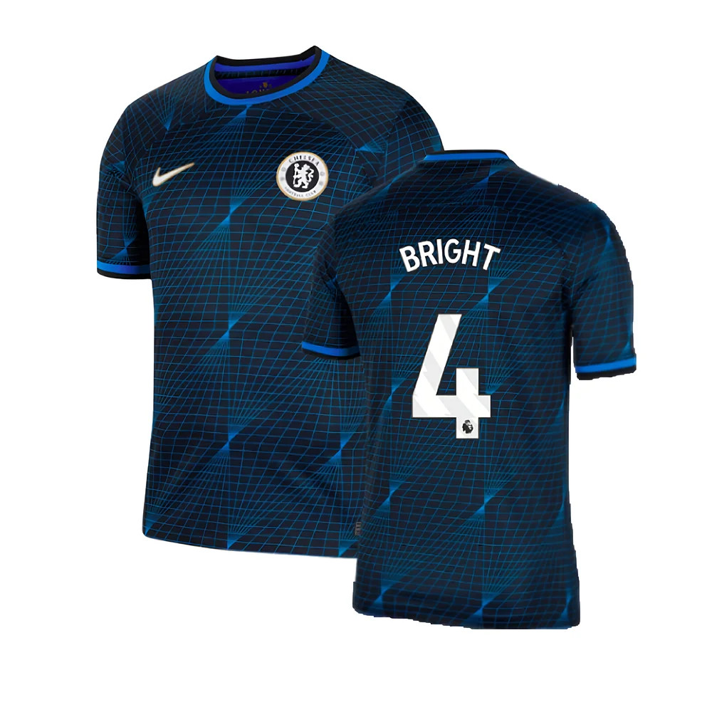 '23-'24 Chelsea Away Football Shirt (Bright 4) Polyester Made By: Nike Men's Navy Extra Small