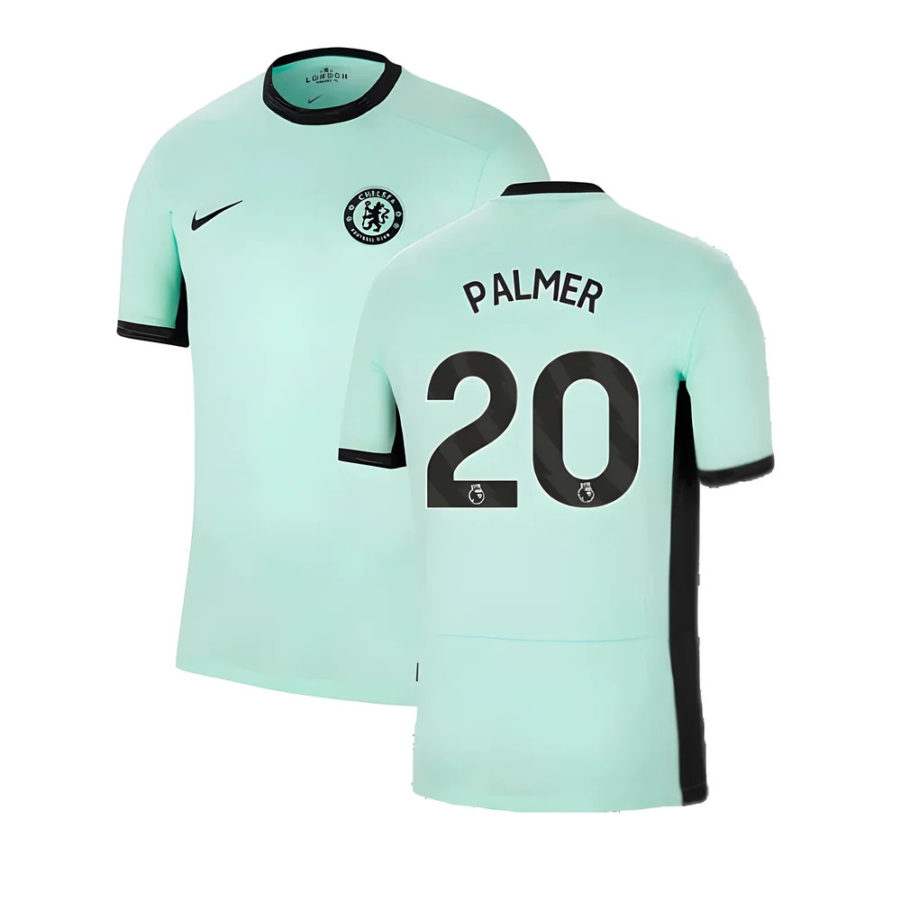 '23-'24 Chelsea Third Shirt (Palmer 20) Polyester Made By: Nike Men's Green Large