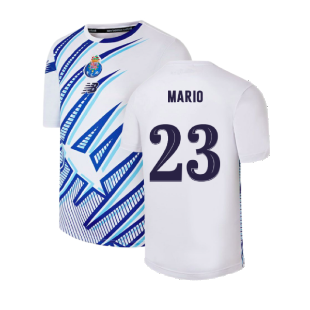 2023-2024 fc porto pre-game jersey (home) (mario 23)