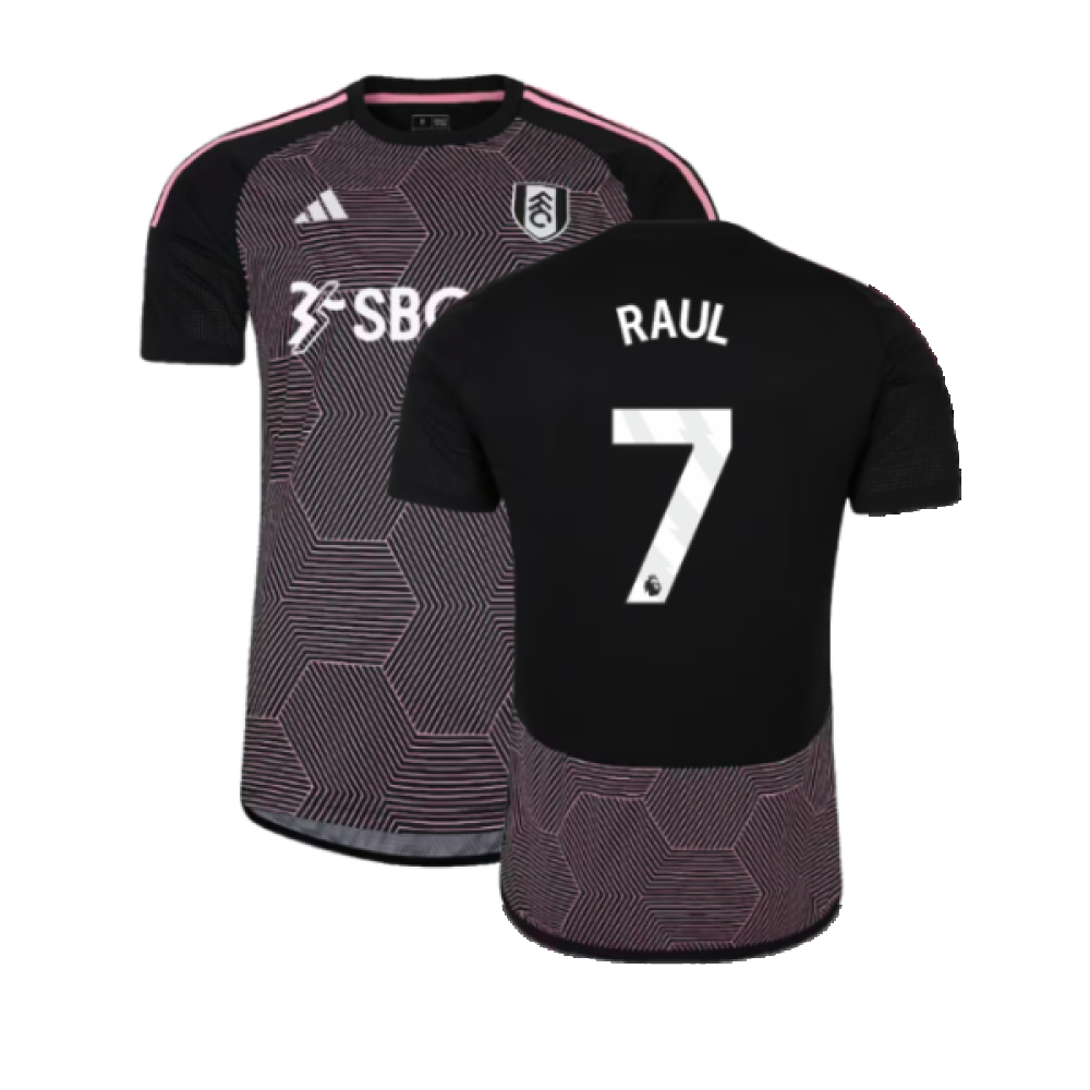 '23-'24 Fulham Third Shirt (Raul 7) Polyester Made By: Adidas Men's Black Small