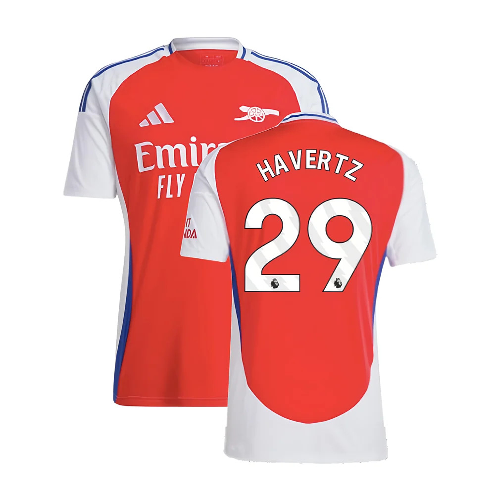 '24-'25 Arsenal Home Shirt (Havertz 29) Polyester Made By: Adidas Men's Red Xxl