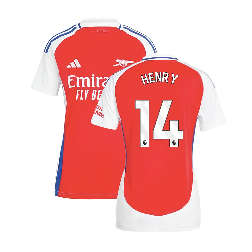 '24-'25 Arsenal Home Shirt () (Henry 14) Polyester Made By: Adidas Women's Red Xxs