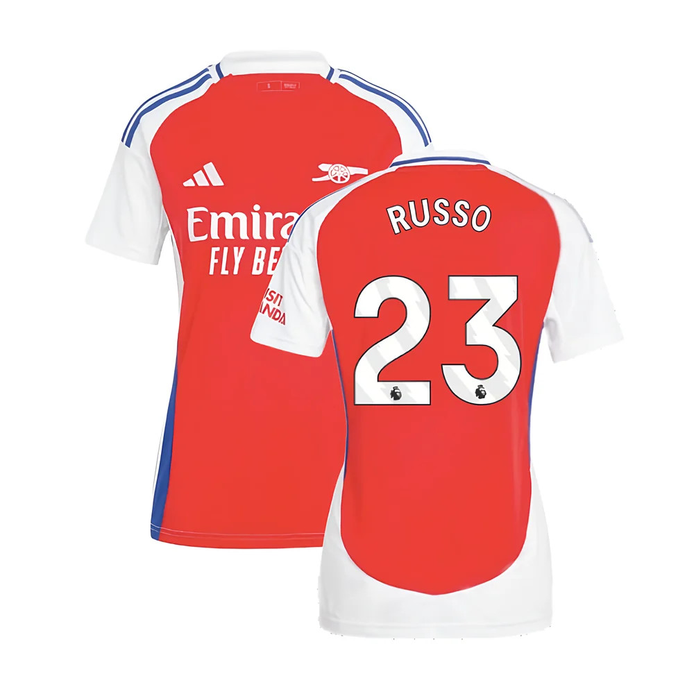 '24-'25 Arsenal Home Shirt () (Russo 23) Polyester Made By: Adidas Women's Red Xxs