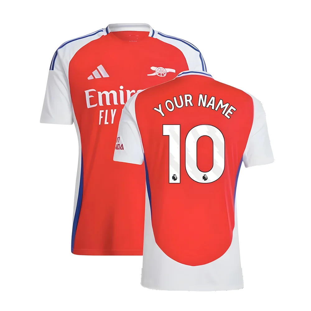 '24-'25 Arsenal Home Shirt (Your Name) Polyester Made By: Adidas Men's Red 3XL