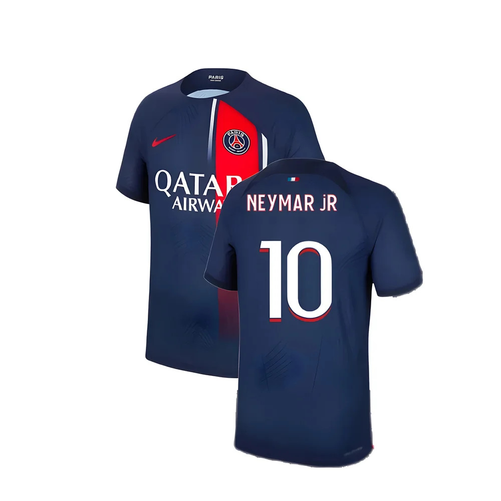 '23-'24 Psg Home Shirt (Neymar Jr 10) Polyester Made By: Nike Men's Navy Extra Large