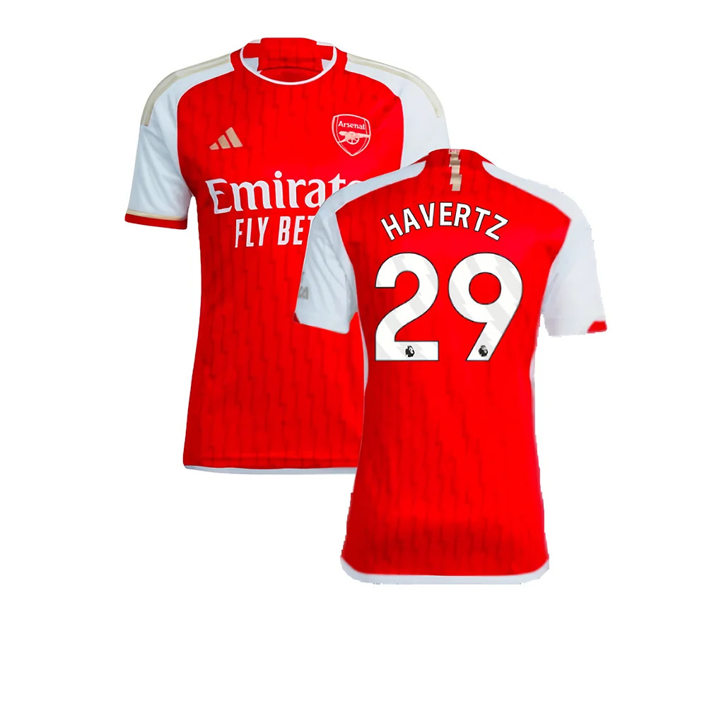 '23-'24 Arsenal Home Shirt (Havertz 29) Polyester Made By: Adidas Men's Red Xxl