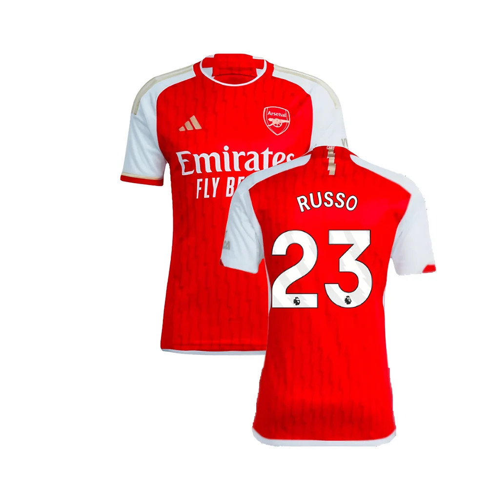 '23-'24 Arsenal Home Shirt (Russo 23) Polyester Made By: Adidas Men's Red Xxl