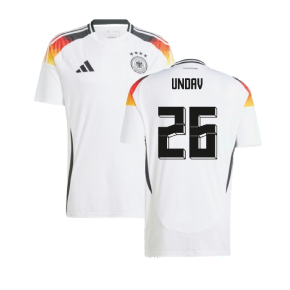 '24-'25 Germany Home Shirt (Undav 26) Polyester Made By: Adidas Men's White Medium