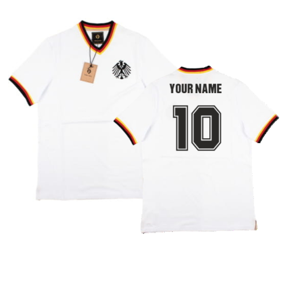 False Nein Germany Home Vintage Shirt (Your Name) Polyester Men's White Extra Large