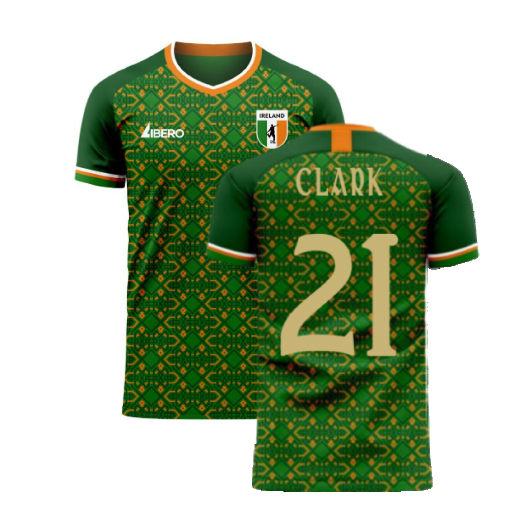 ireland 2023-2024 home concept football kit (libero) (clark 21)