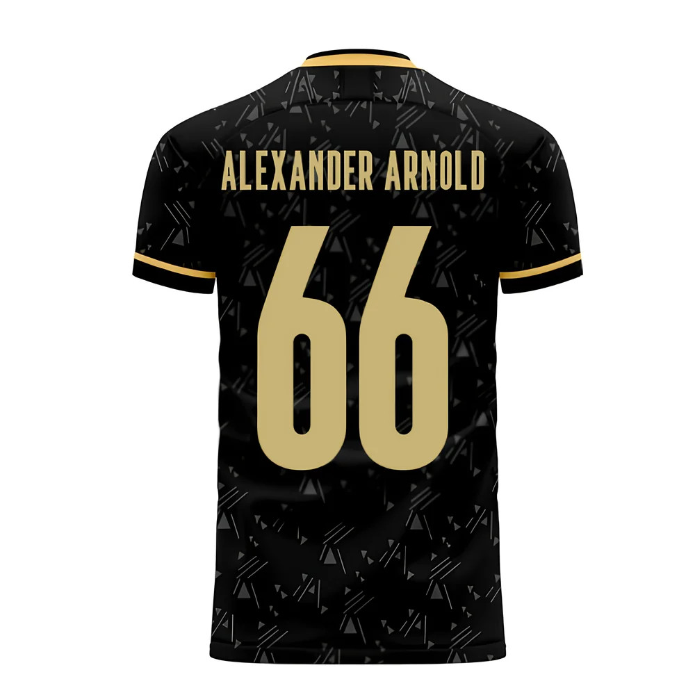 '25-'26 Liverpool Away Concept Football Kit (Libero) (Alexander Arnold 66) Polyester Trent Alexander-Arnold Made By: Libero Sportswear Men's Black Xxl