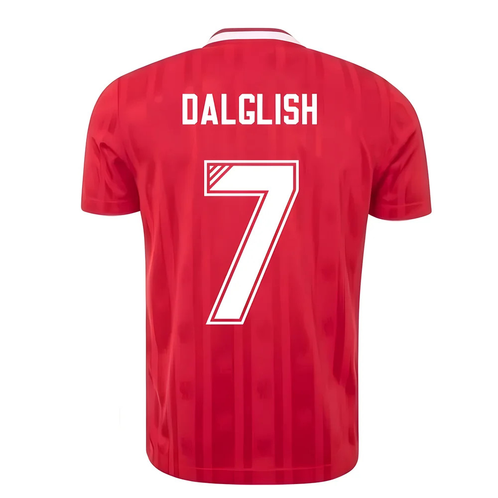 '88-'89 Liverpool Fc Candy Home Shirt (Dalglish 7) Polyester Kenny Dalglish Made By: Toffs Men's Red Small