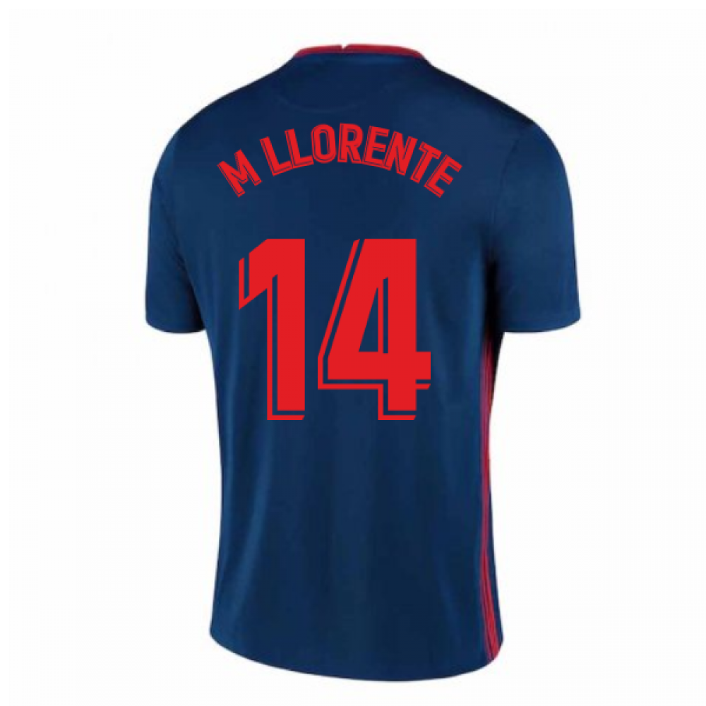 Click to view product details and reviews for 2020 2021 Atletico Madrid Away Nike Football Shirt M Llorente 14.