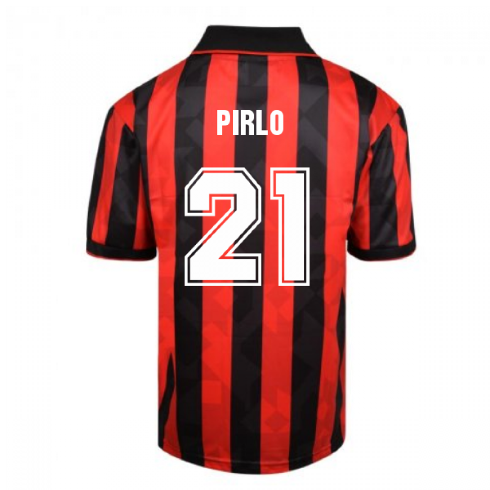 Click to view product details and reviews for Score Draw Ac Milan 1994 Retro Football Shirt Pirlo 21. Click to view product details and reviews for Score Draw Ac Milan 1994 Retro Football Shirt Pirlo 21.