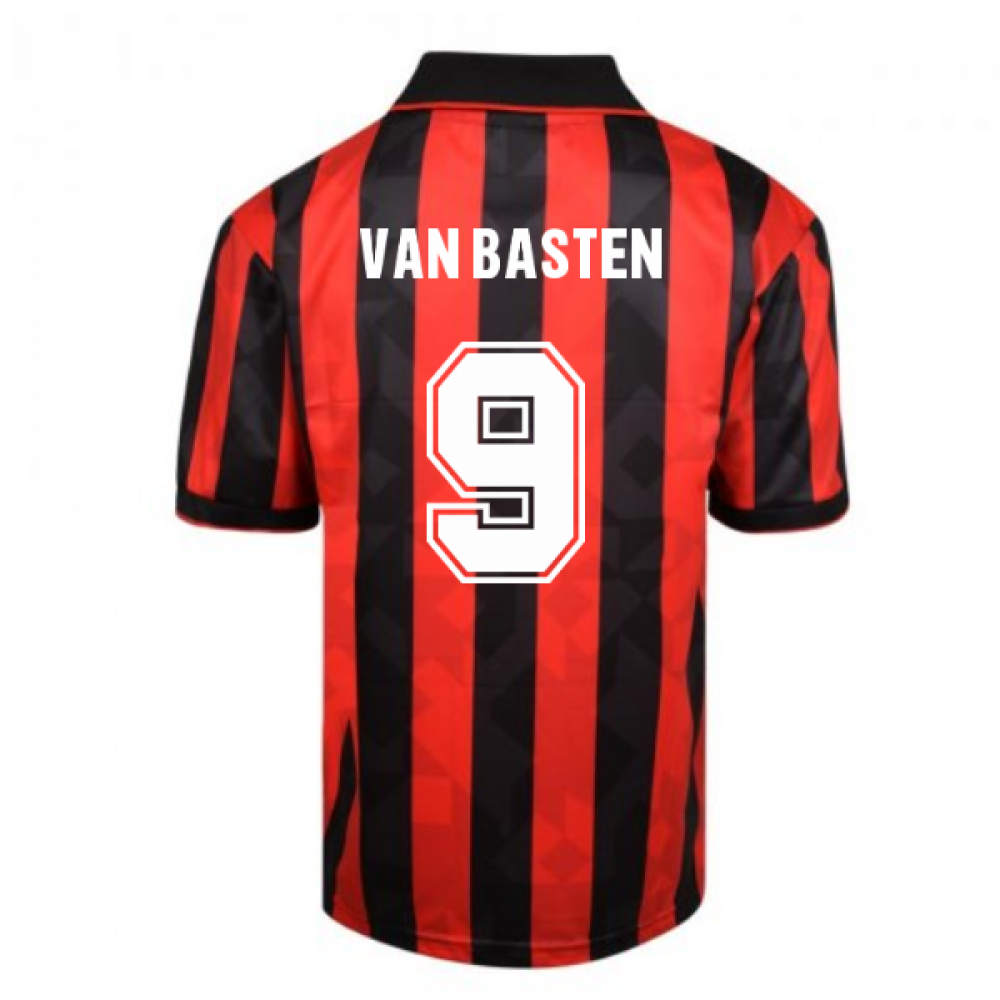 Click to view product details and reviews for Score Draw Ac Milan 1994 Retro Football Shirt Van Basten 9.