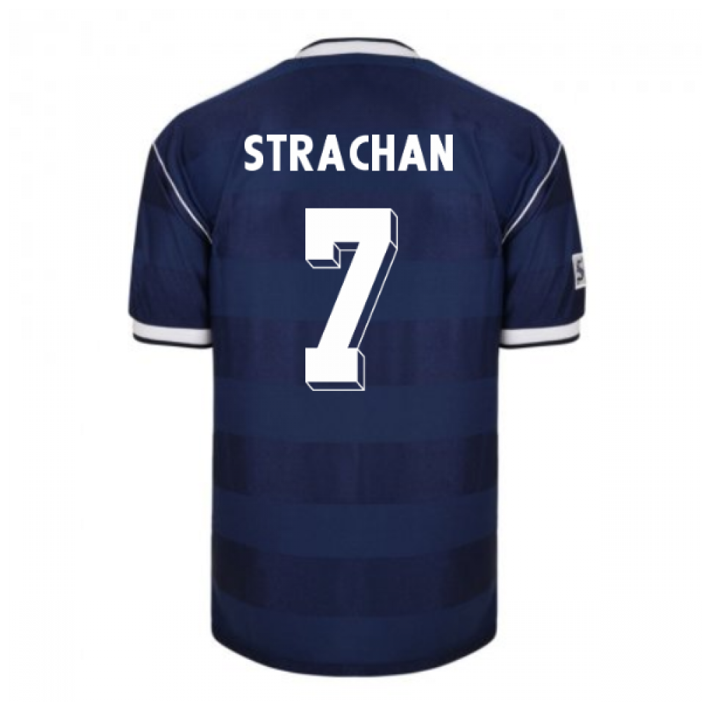 Click to view product details and reviews for Score Draw Scotland 1986 Retro Football Shirt Strachan 7.
