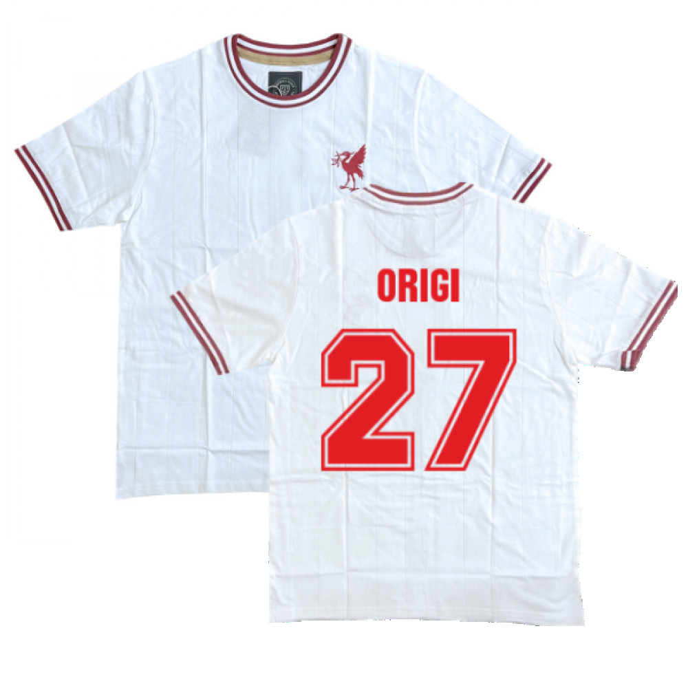 Vintage The Bird Away Shirt (Origi 27) Polyester Divock Origi Liverpool Made By: Football Town Men's White Medium