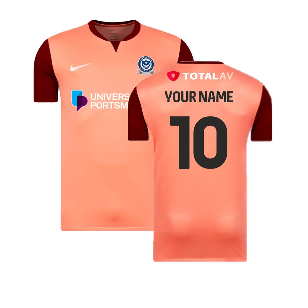 '23-'24 Portsmouth 125Th Anniversary Shirt (Your Name) Polyester Made By: Nike Men's Tan Extra Large