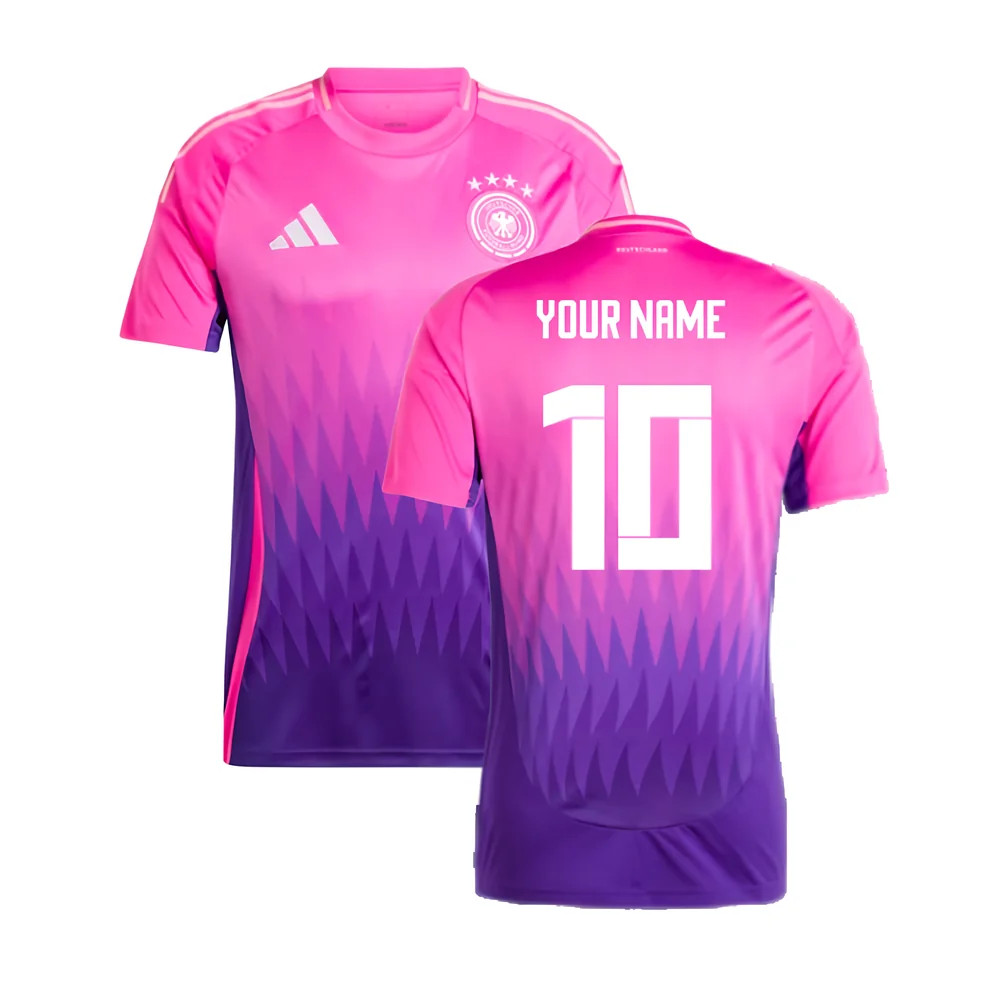 '24-'25 Germany Away Shirt (Your Name) Polyester Made By: Adidas Men's Indigo Extra Large