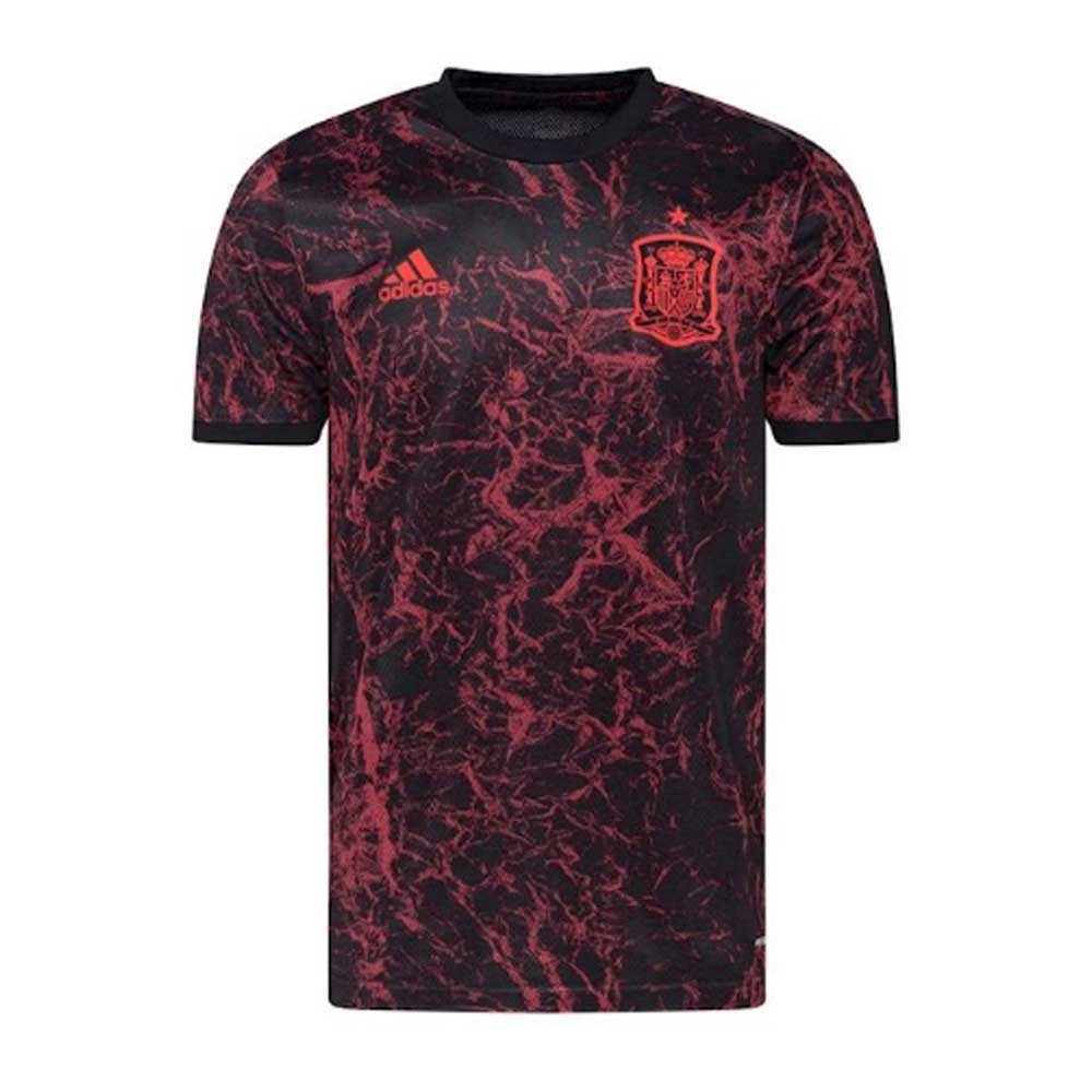 Click to view product details and reviews for 2020 2021 Spain Pre Match Training Shirt Black Kids.