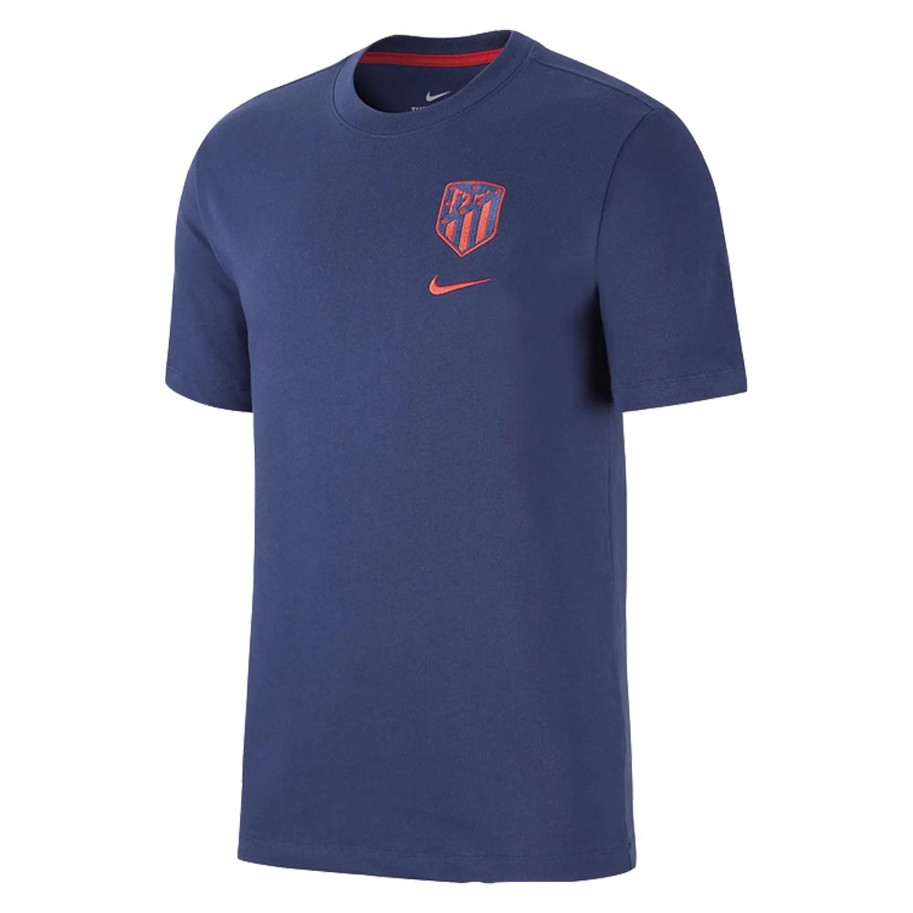 Click to view product details and reviews for 2020 2021 Atletico Madrid Travel Crest Tee Navy.