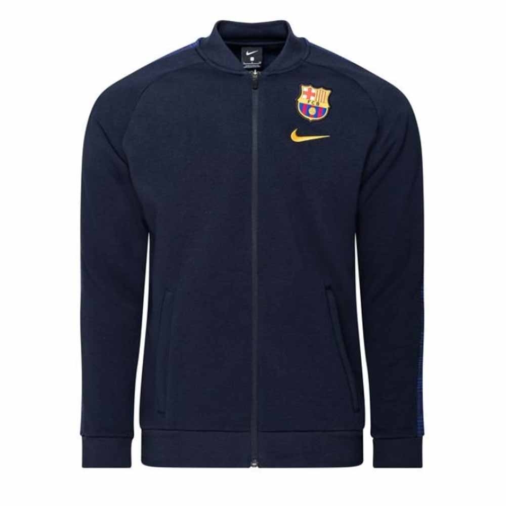 Click to view product details and reviews for 2020 2021 Barcelona Fleece Track Jacket Obsidian.