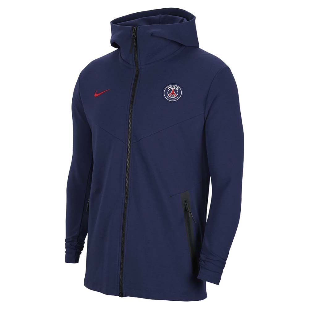 Click to view product details and reviews for 2020 2021 Psg Tech Pack Hoodie Full Zip Navy.