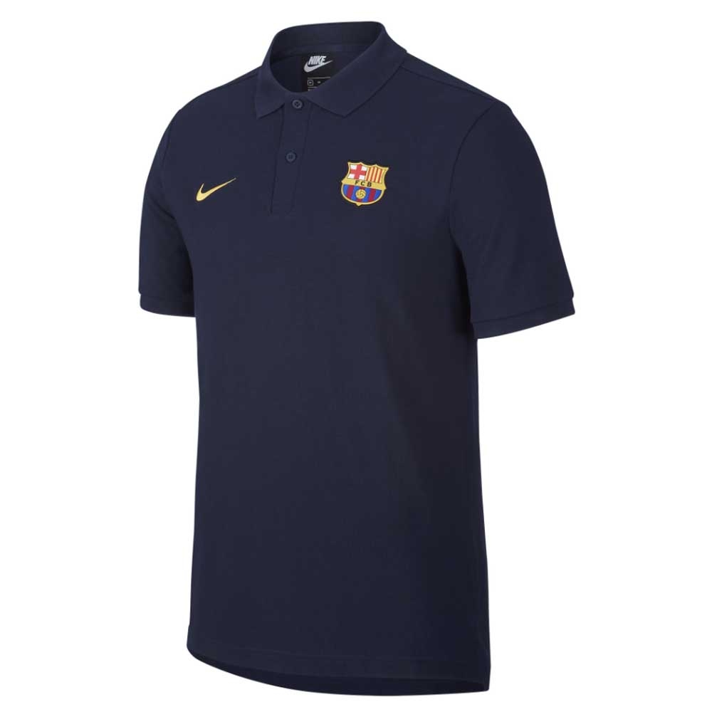Click to view product details and reviews for 2020 2021 Barcelona Core Polo Shirt Dark Obsidian.