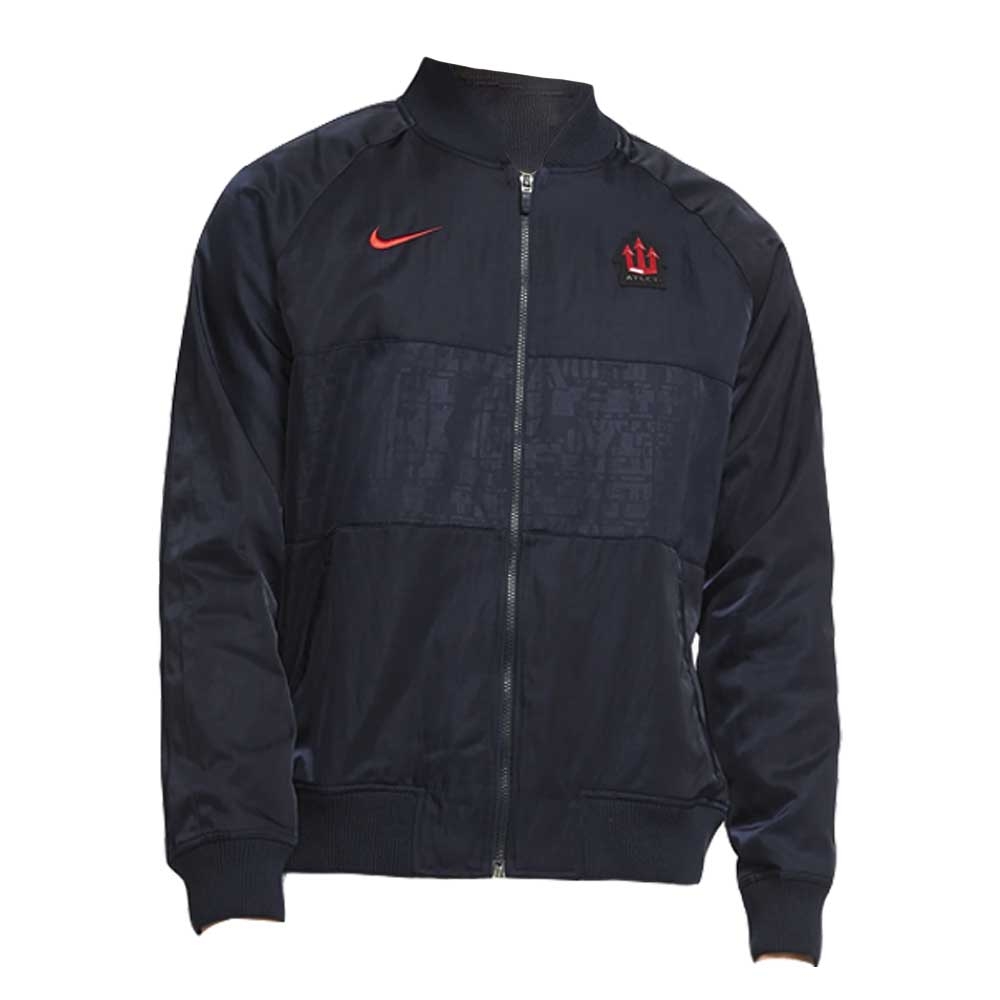 Click to view product details and reviews for 2020 2021 Atletico Madrid Satin I96 Jacket Dark Obsidian.