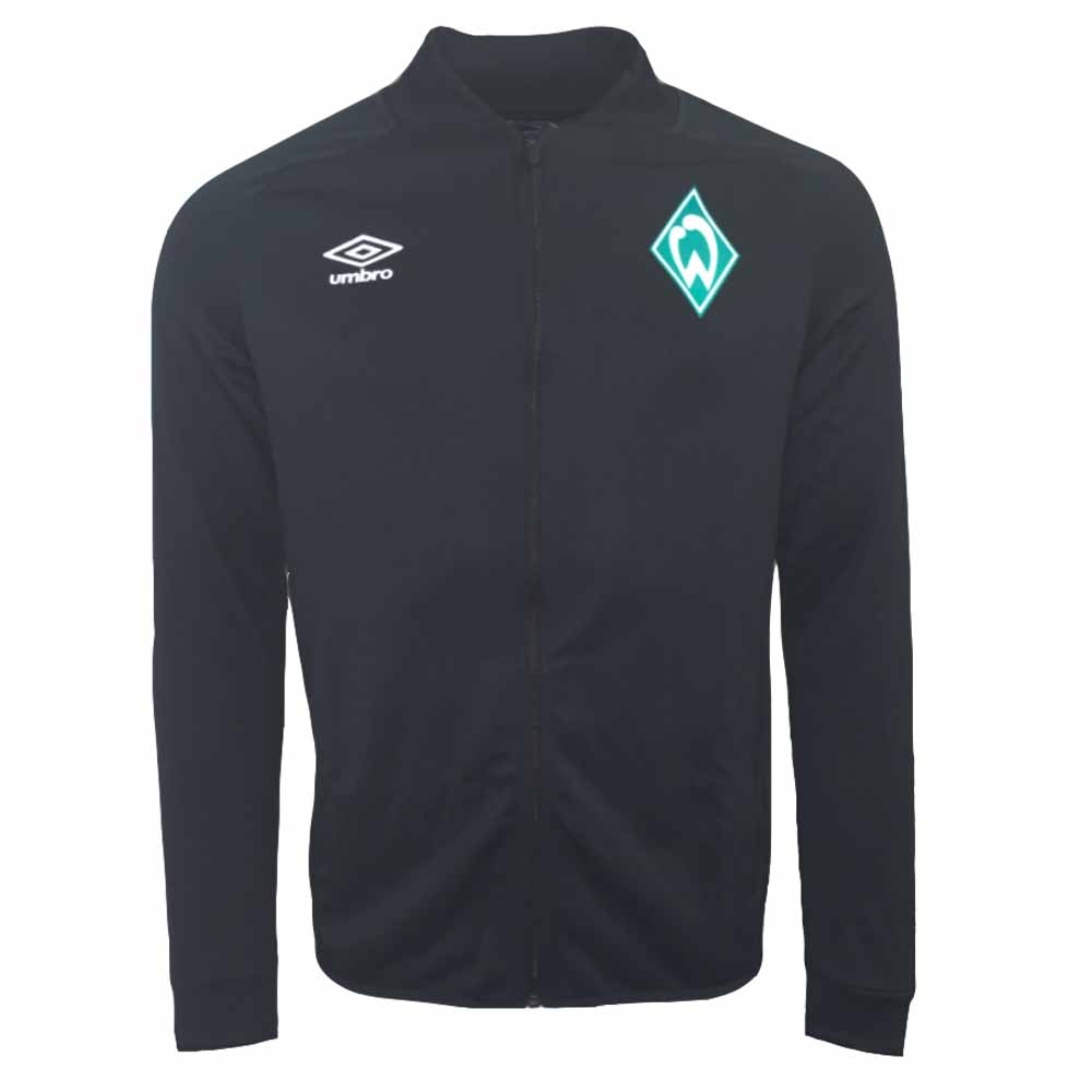2020 2021 Werder Bremen Umbro Presentation Jacket Black 92307u 060 Uksoccershop