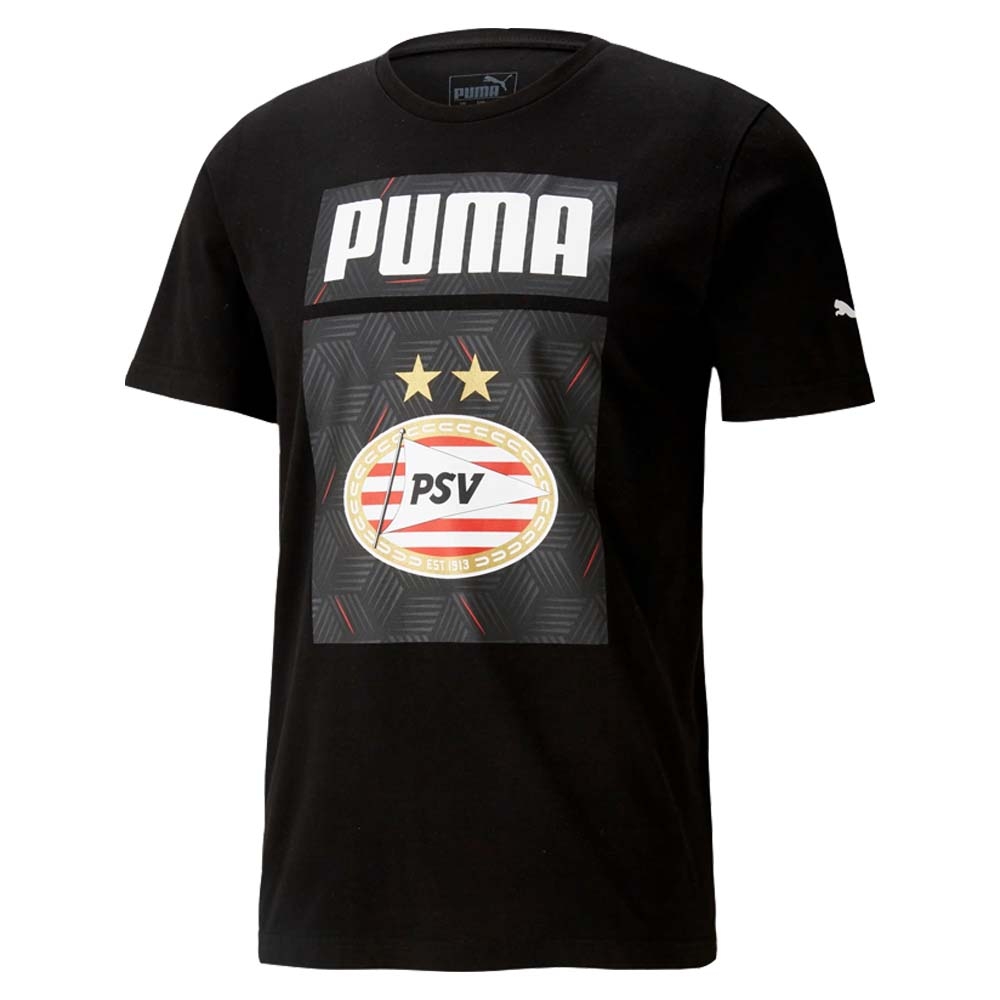 Click to view product details and reviews for 2020 2021 Psv Eindhoven Ftblcore Shoe Tag Tee Black.