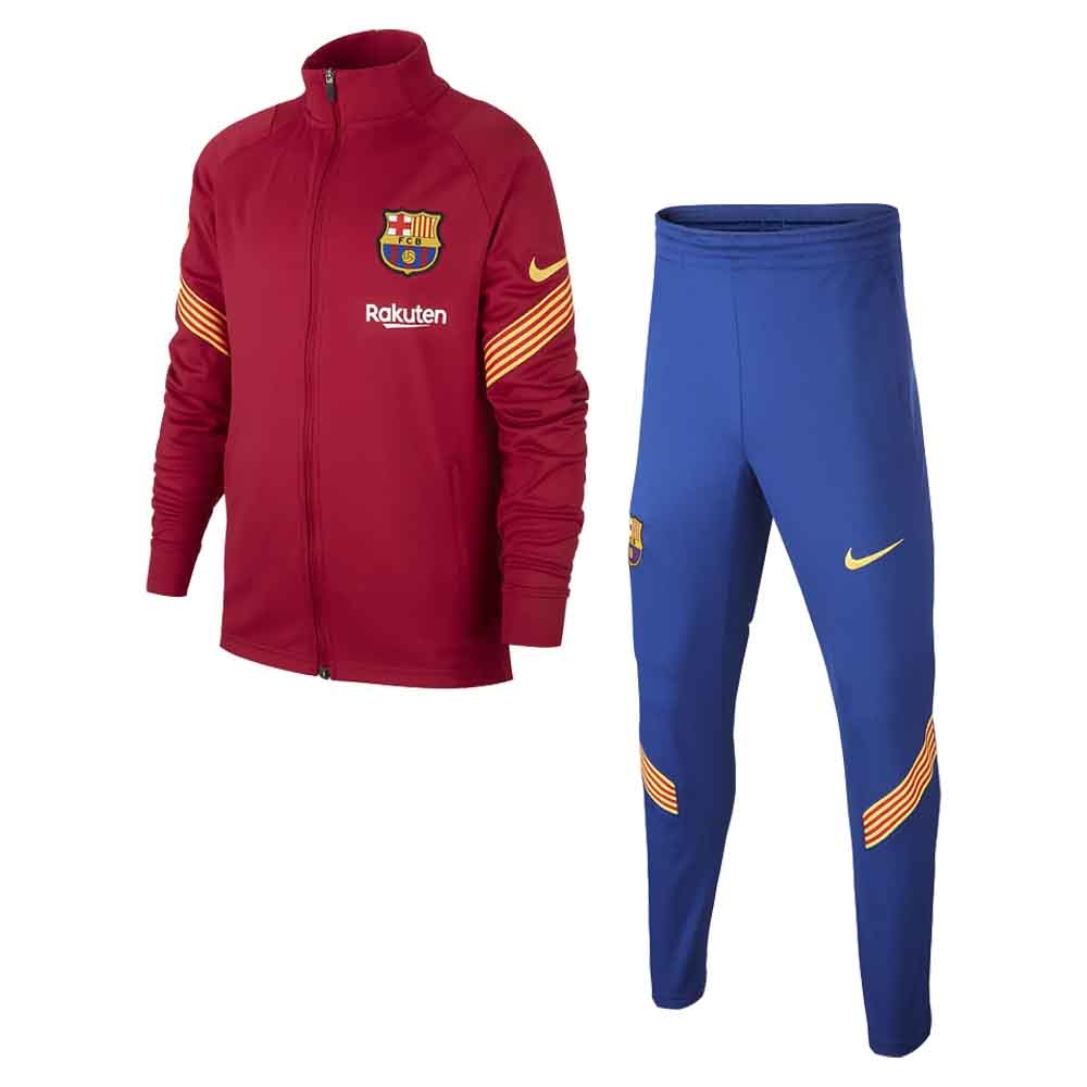Click to view product details and reviews for 2020 2021 Barcelona Dry Squad Tracksuit Noble Red Kids.