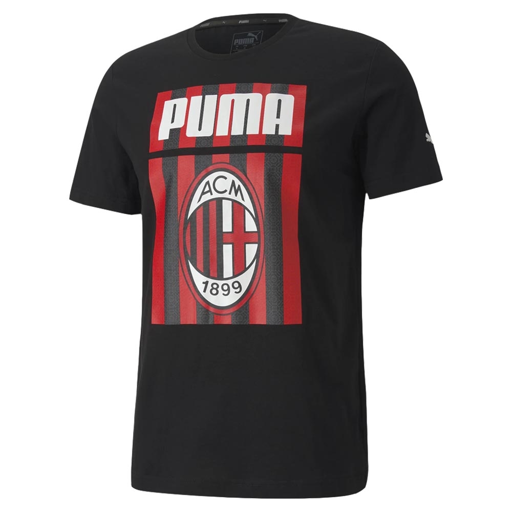 Click to view product details and reviews for 2020 2021 Ac Milan Ftblcore Graphic Tee Black.
