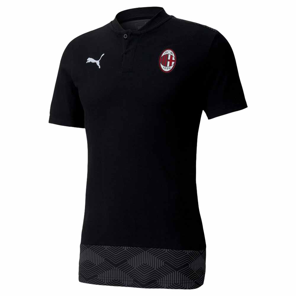 Click to view product details and reviews for 2020 2021 Ac Milan Casuals Polo Shirt Black.