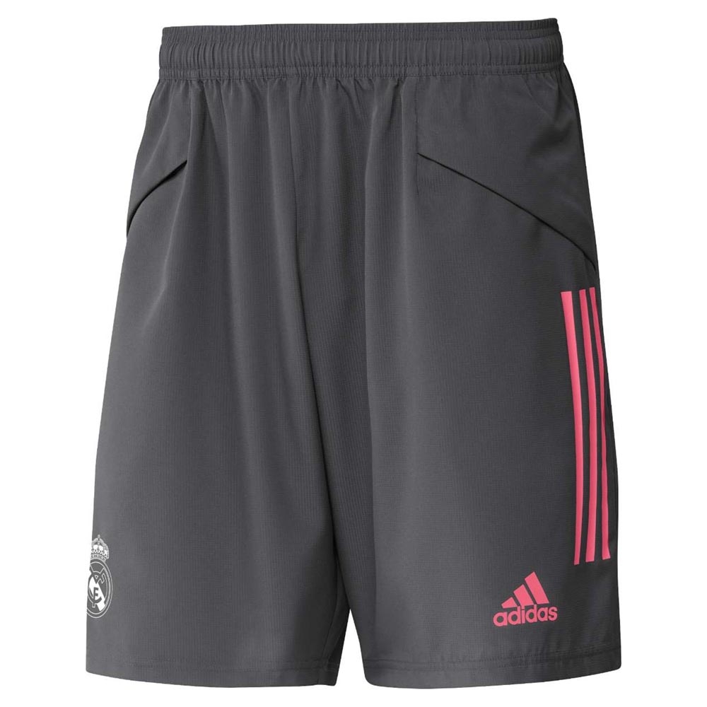 Click to view product details and reviews for 2020 2021 Real Madrid Downtime Shorts Grey.