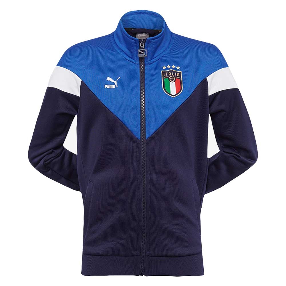 Click to view product details and reviews for 2020 2021 Italy Iconic Mcs Track Jacket Blue.