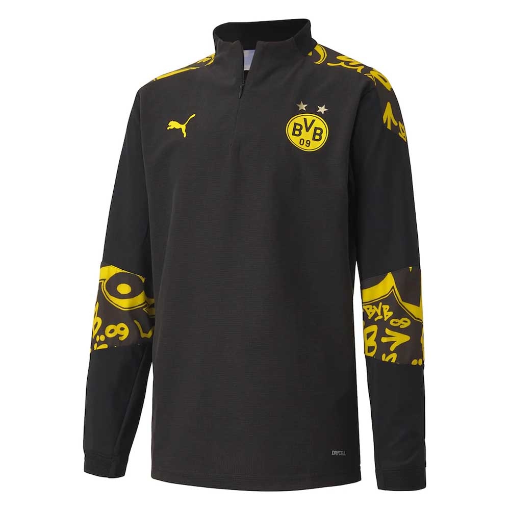 Click to view product details and reviews for 2020 2021 Borussia Dortmund Half Zip Top Black Yellow.